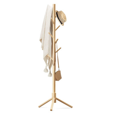 Lathaniel Freestanding 8 - Hook Coat Rack