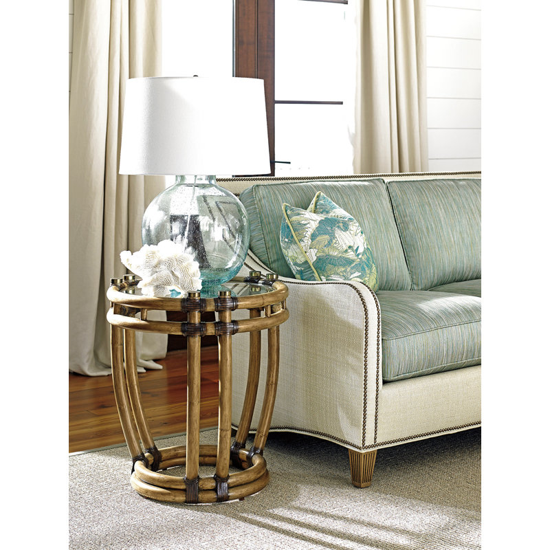 Twin Palms Turtle Beach End Table