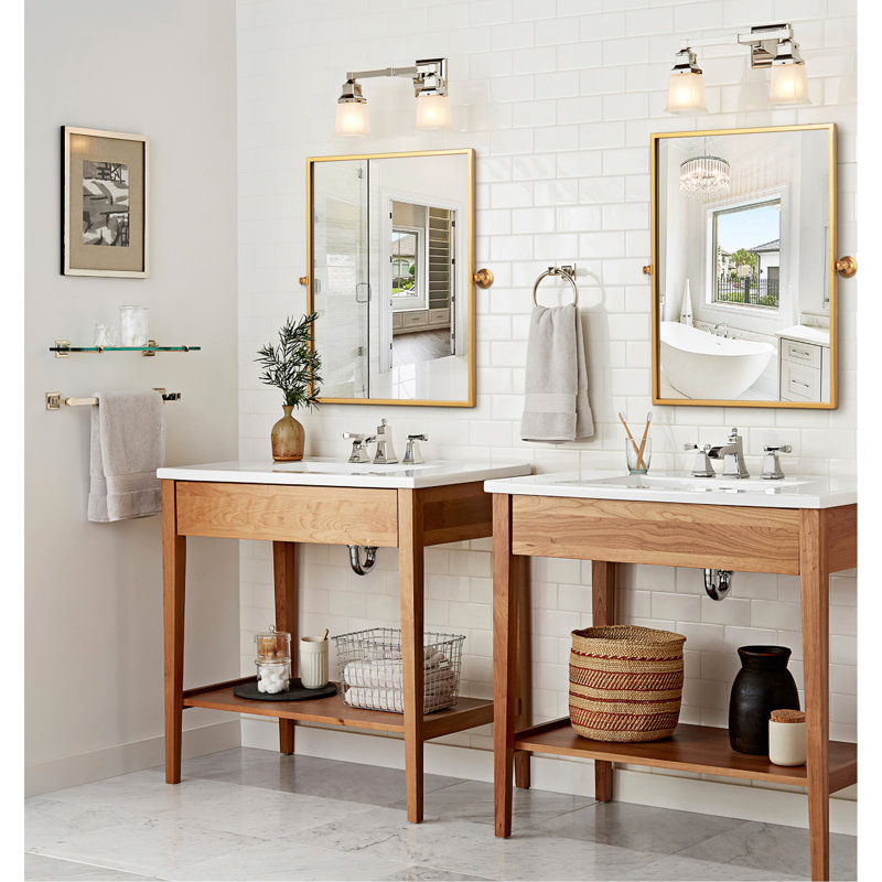 Dimo Metal Mirror, Gold, 36" x 24"