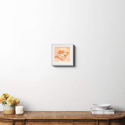 " Girl With Flowers Illustration " by Leadart