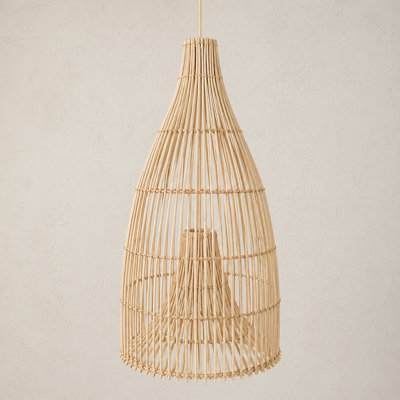 Bastian Handcrafted Natural Rattan Pendant Light Shade