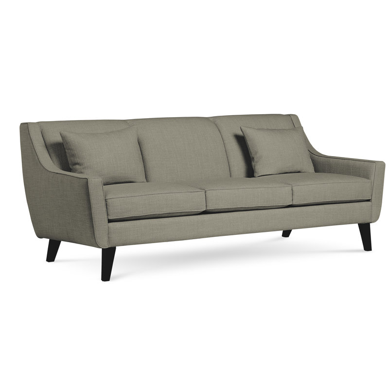 Gros Upholstered 85'' Sofa, Vibe Ashen Chenille