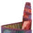 Azaleea Power Loomed Polypropylene Outdoor Are Rug in Blue/Red/Orange-696980090