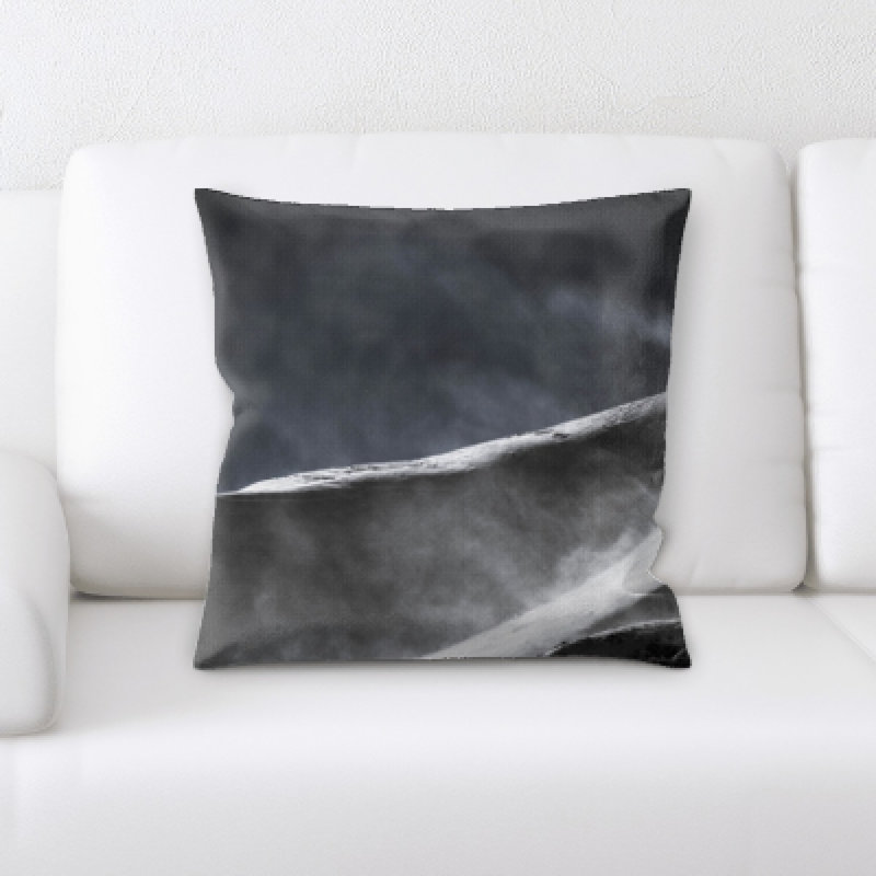 Microsuede Reversible Throw Pillow
