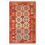 Tapis 100% coton de qualité supérieure, rouge, 47,2 po x 70,9 po | Sans velours, tissage à plat, 1,0 lb / pied carré | Lavable à la machine à 86 ° F, facile à nettoyer avec aspirateur et détachant | Idéal pour le salon, la chambre à coucher et le décor élégant