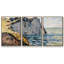 Ensemble de 3 pièces encadrées sur toile Monet-2043264090-2043264091