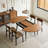 Walnut Oval Extendable Dining Table