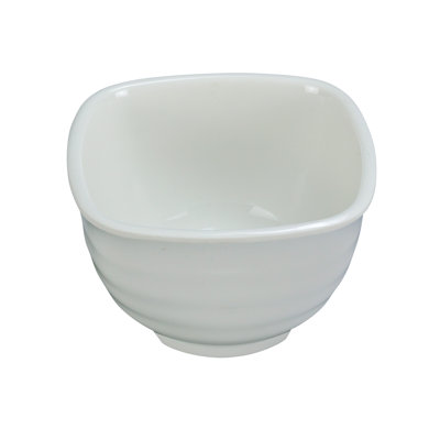 Milando 16 oz. Square Melamine Salad Bowl