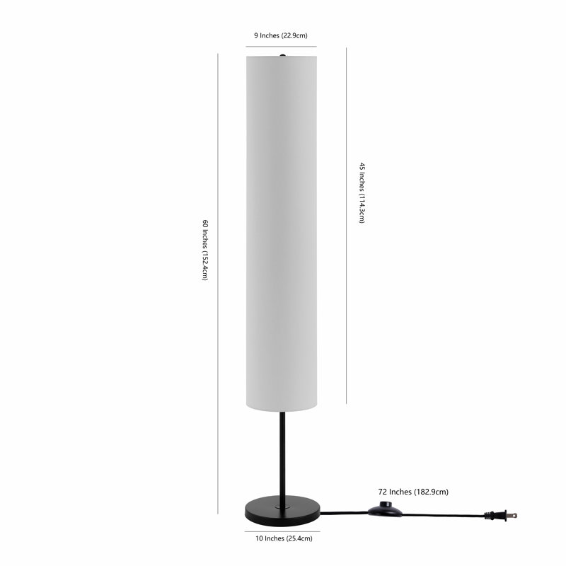 Lampe sur pied 60 "Jard Colum