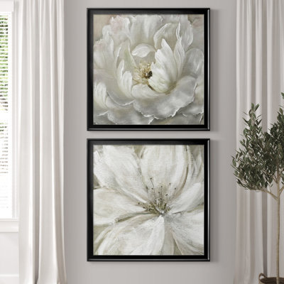 Pivoine parfaite - ensemble de 2 cadres photo sur papier