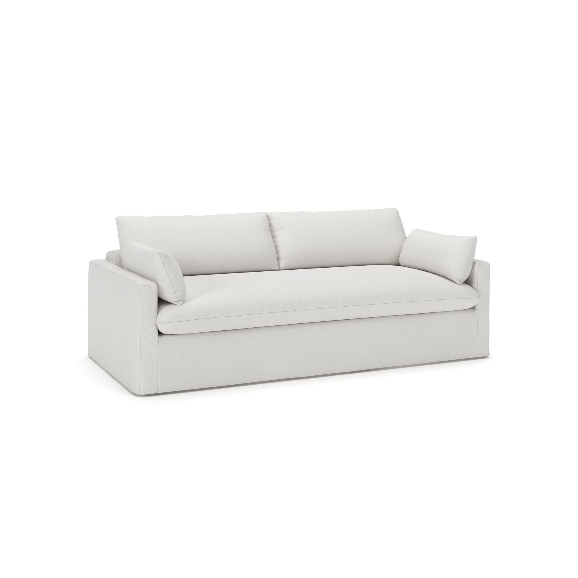 Luna 90'' Upholstered Sofa, Macarena Beige