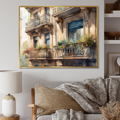 «Rufe Barcelona Old World Charm II», reproduction sur toile