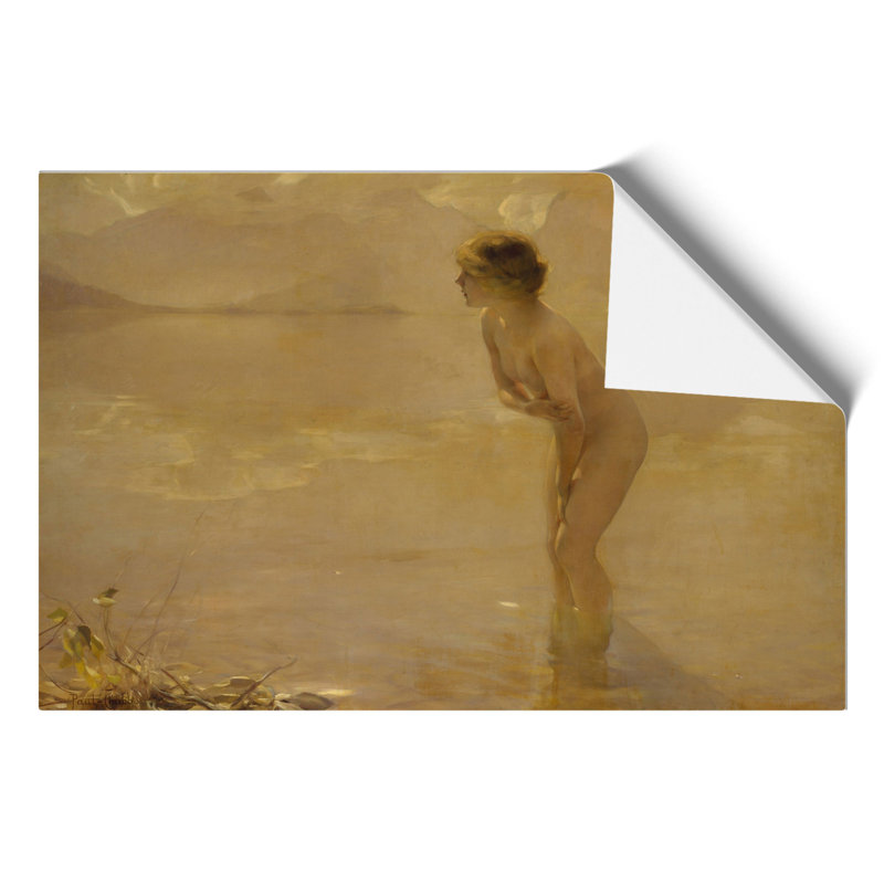 September Morn by Paul Chabas - Frameless Print, 21cm H x 30cm W x 0.1cm D