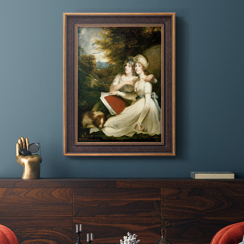 " The Frankland Sisters " Painting Print, 36" H x 24" W x 2.5" D