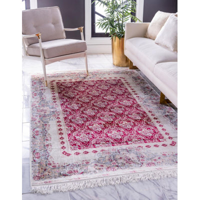 Tapis traditionnel traditionnel Dashamir rouge