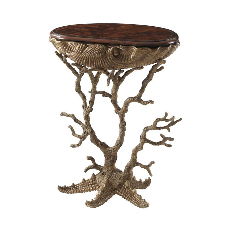 Gilt Grotto End Table