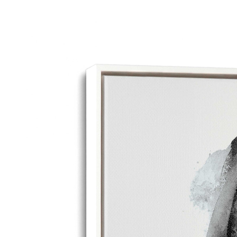 Infinite Connections, reproduction sur toile dans un cadre, H 18,75 po x l 12,75 po, Blanc opaque