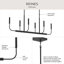Lustre linéaire à 6 lumières Reines-127380279