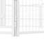 Parc pliable pour chien de 24 po de hauteur, 8 panneaux, enclos pour chiots robuste pour tous les chiens, intérieur extérieur, antirouille et fabrication en fer blanc à hauteur des panneaux pliable-1802292604-1802292605