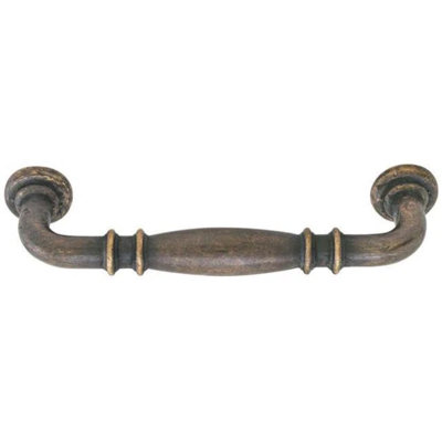 Emtek Tuscany Ribbed Cabinet Pull 3" Centre-to-Centre
