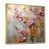 Toile avec cadre flottant or