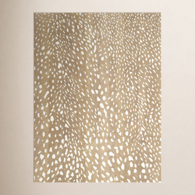 Jona Light Brown Hand-Tufted Wool Rug