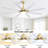 66 Inch Low Profile Abs Ceiling Fan With Dimmable Lights And Smart Remote Control 6 Speed Reversible Noiseless Dc Motor For Indoor-509982360-509982362