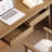 Tan Rectangle Solid Wood Desks-107193799