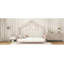 Lit plateforme simple en métal, rose-1493247285