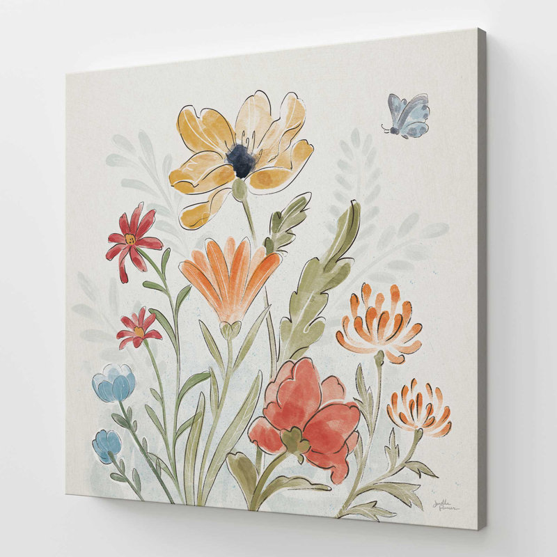 Impression sur toile 48 "x 48" Garden Melody in Bloom V, H 48 po x l 48 po