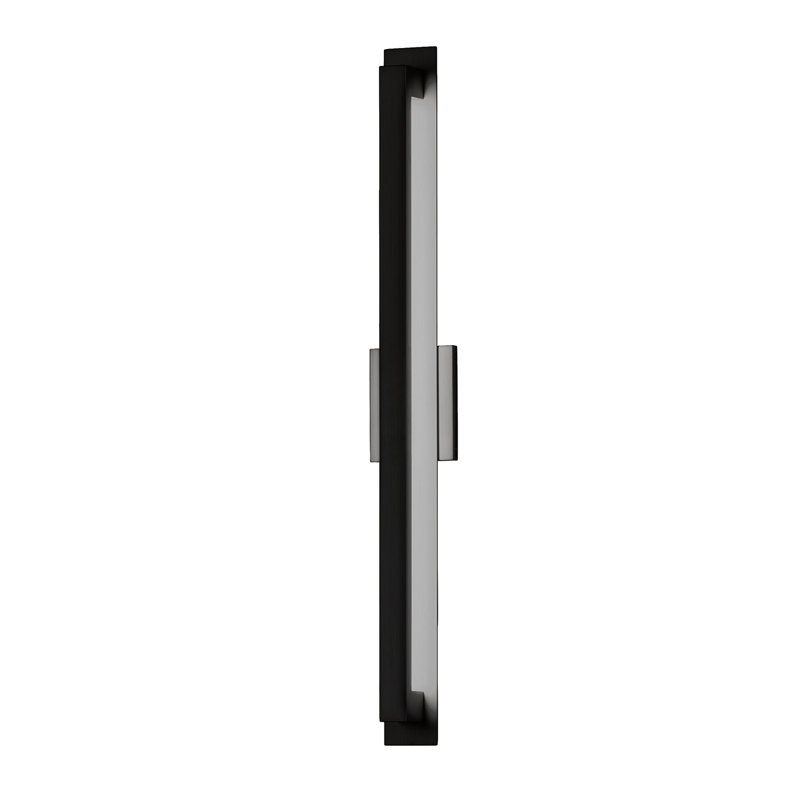Catalina LED Outdoor Armed Sconce, Matte Black, 36" H