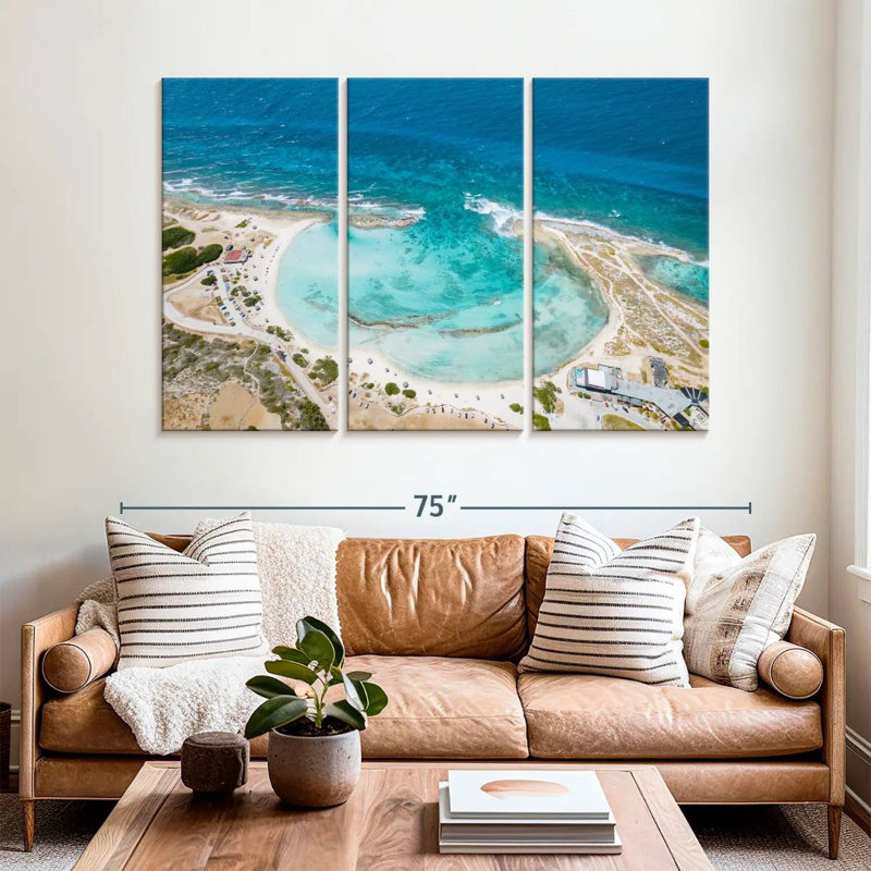 Gillard Baby Beach Aruba, H 42 po x l 65 po