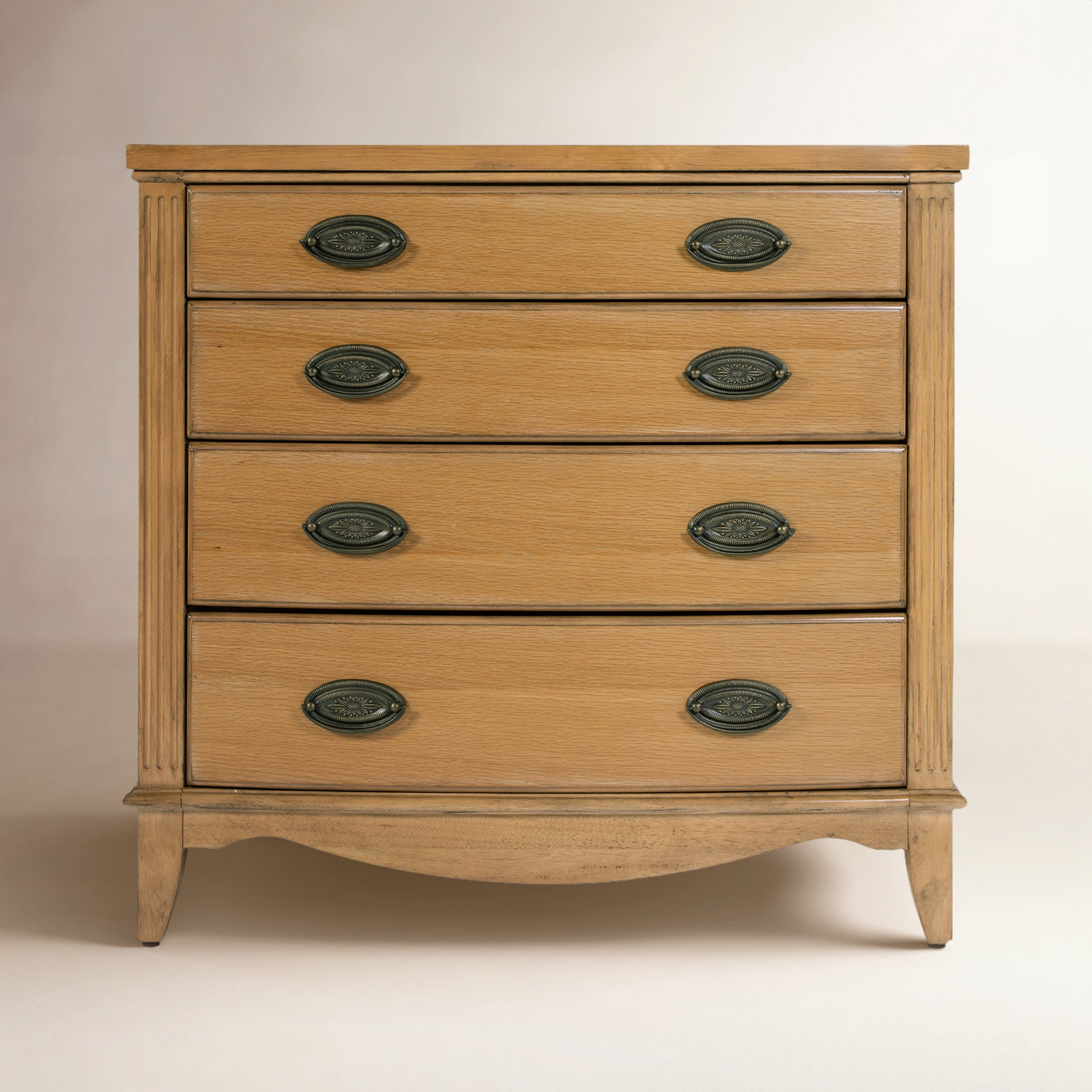 4-Drawer Accent Chest, White Oak