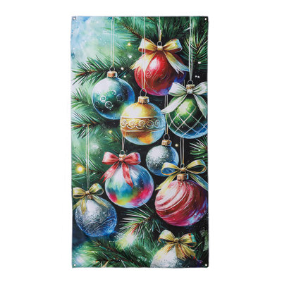 Couvercle de porte Holiday Ornaments