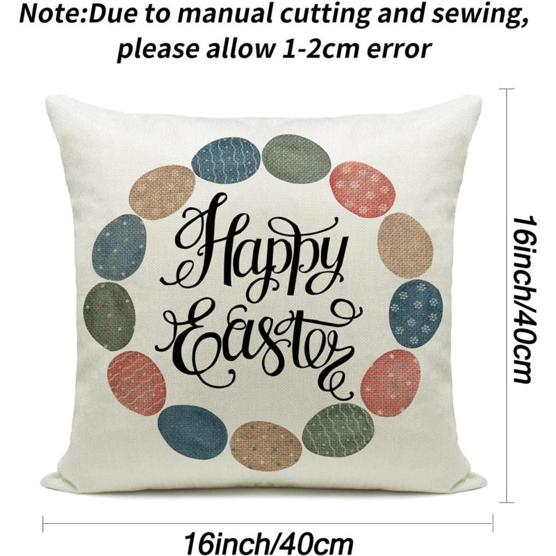 Cotton Reversible Pillow Cover