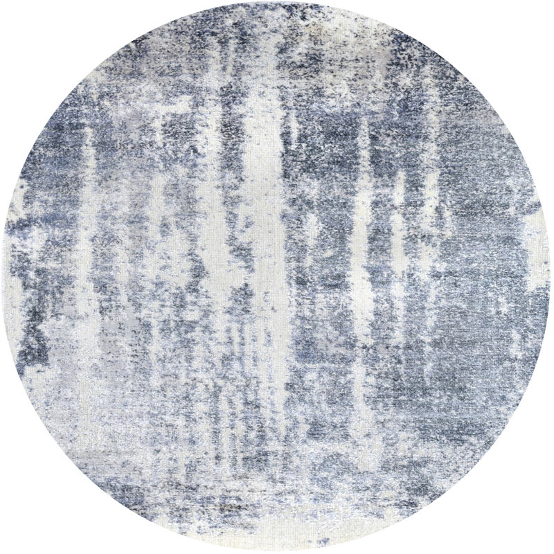 Tapis gris, Rond 4 pi