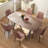 71” Rectangular Dining Room Table Set-832341164-832341152