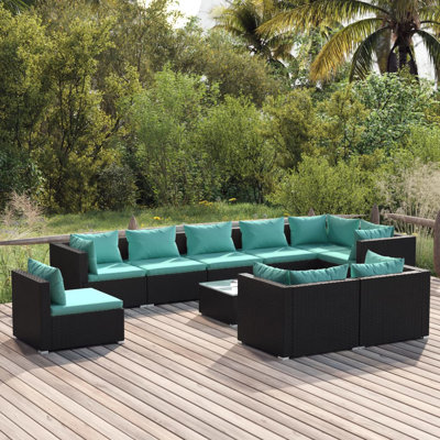 10 Piece Lounge Sofa Seating Group