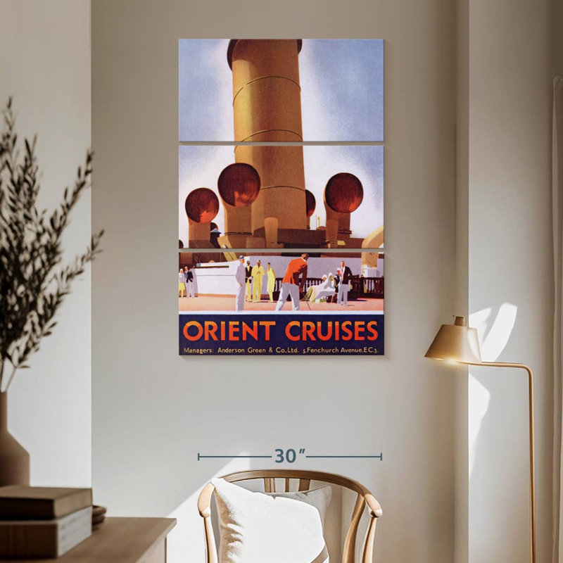 Mehar Orient Cruises, 65" H x 42" W
