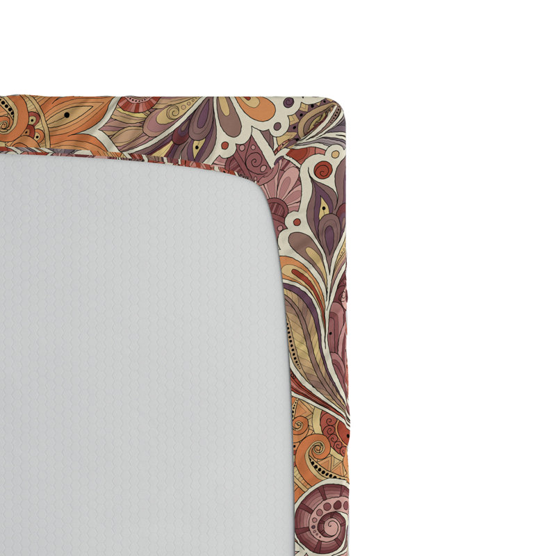 Drap-housse floral, Drap-housse de taille simple