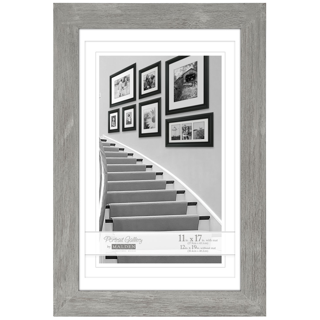 Knarr Gray Wood Matte Picture Frame Gracie Oaks