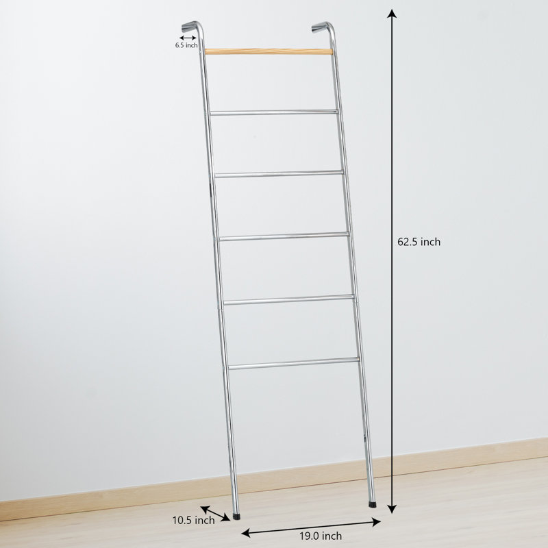 5 ft Blanket Ladder Quilt Rack