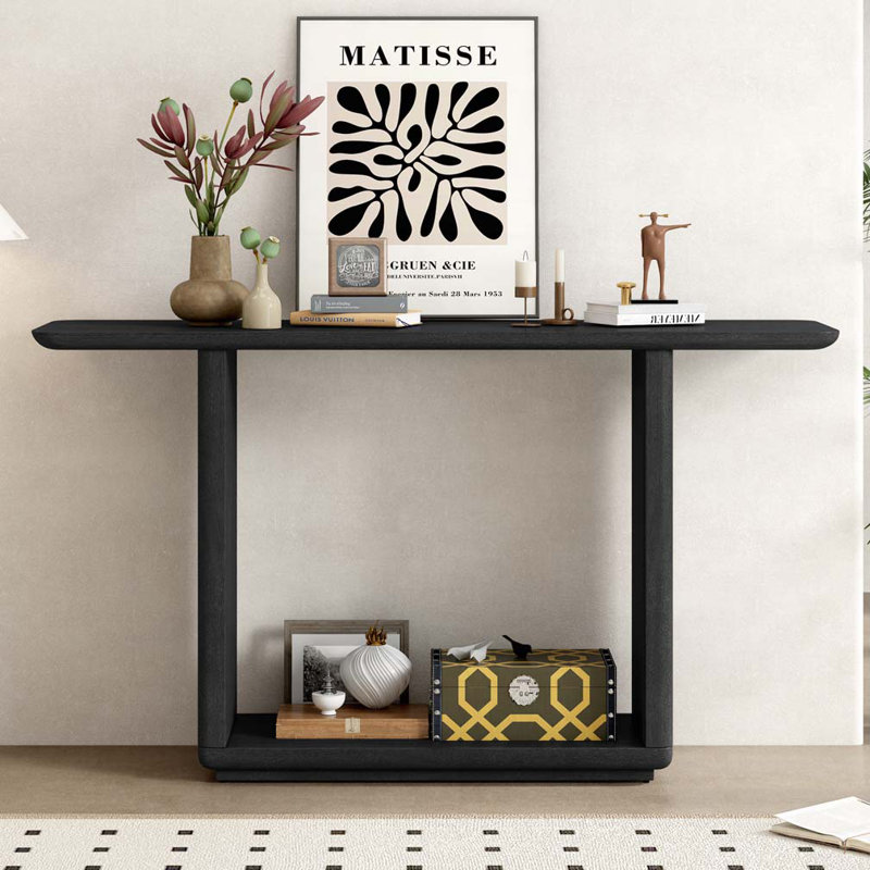 Console Mirod Elegant Minimalist, Noir
