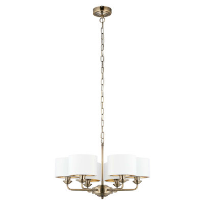 Landover 6 - Light Shaded Chandelier