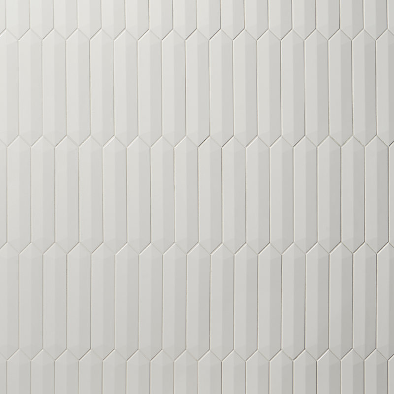 Lois 2.6" x 13" Ceramic Wall Tile, White
