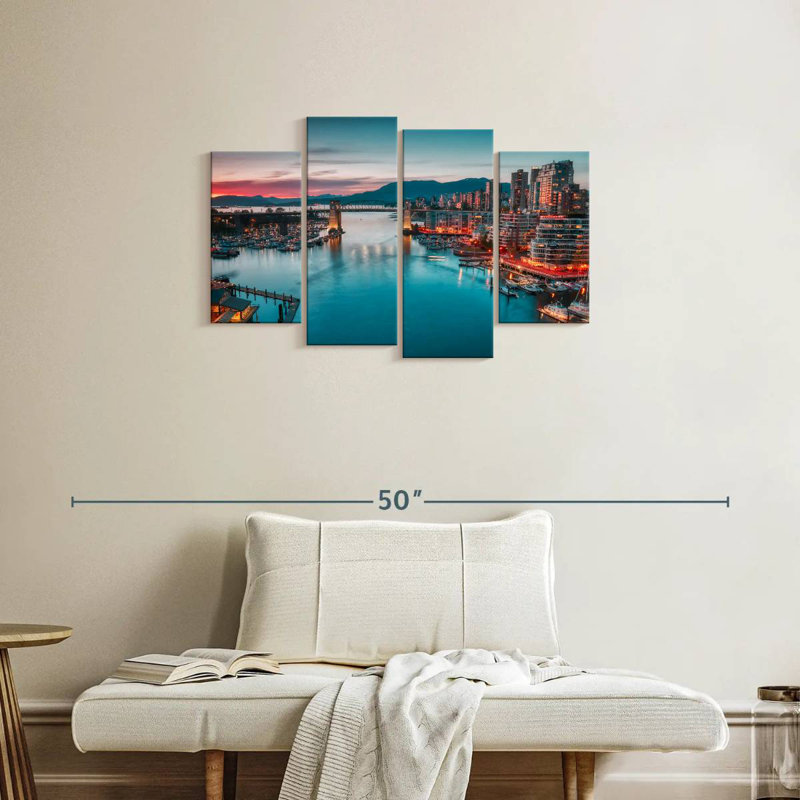 Tergel Vancouver Waterfront Skyline, H 22 po x l 36 po