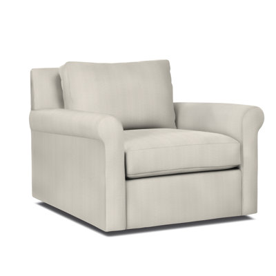 Upholstered Swivel Armchair