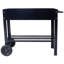 Produits Lit de jardin surélevé mobile ergonomique en métal pour la cour arrière, patio avec roues, tablette inférieure, noir