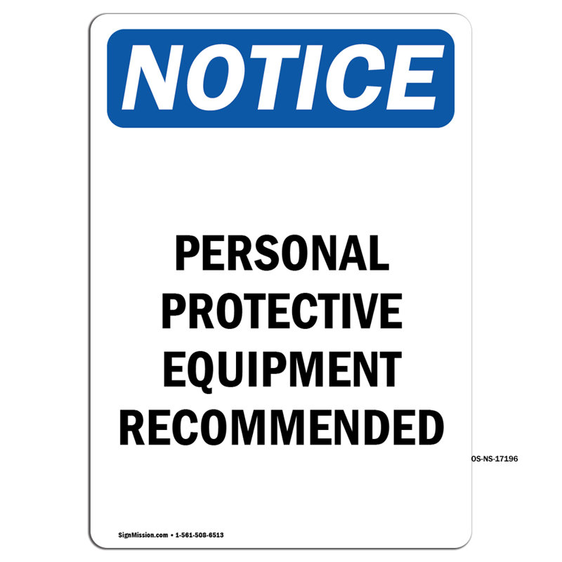 Enseigne d'équipement de protection individuelle