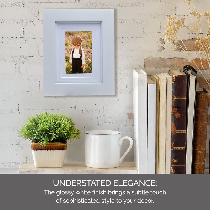 Mikasa Glossy Gallery Wall Frame, White